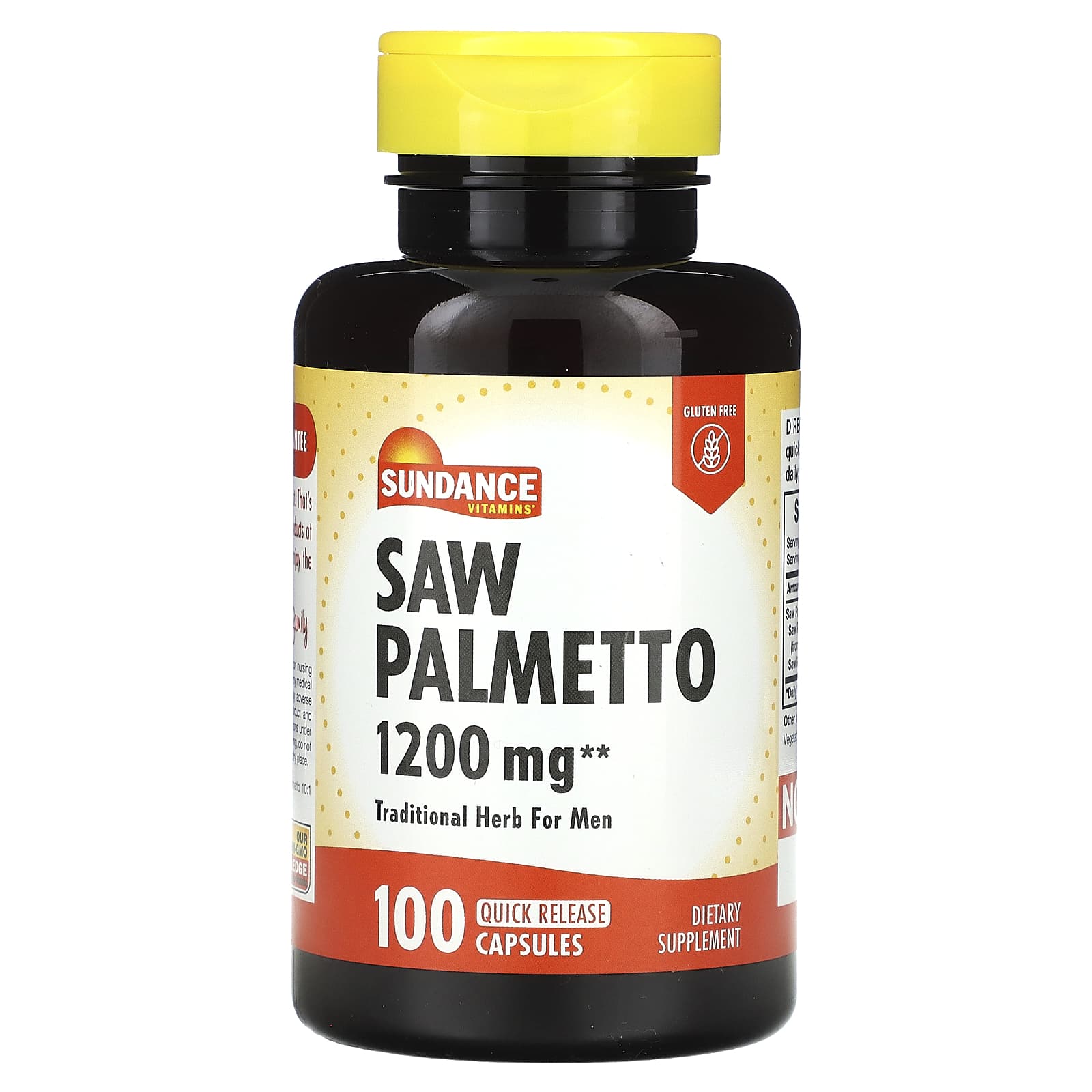 Sundance Vitamins-Saw Palmetto-1,200 mg-100 Quick Release Capsules