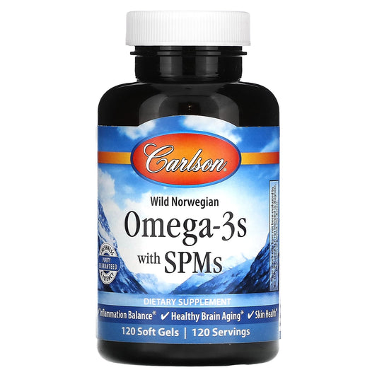 Carlson-Omega-3s with SPMs-120 Softgels