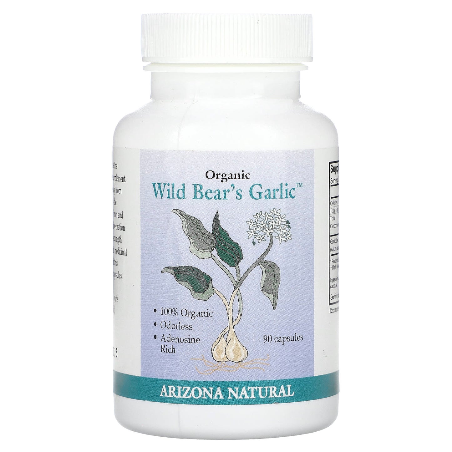 Arizona Natural-Organic Wild Bear´s Garlic -90 Capsules