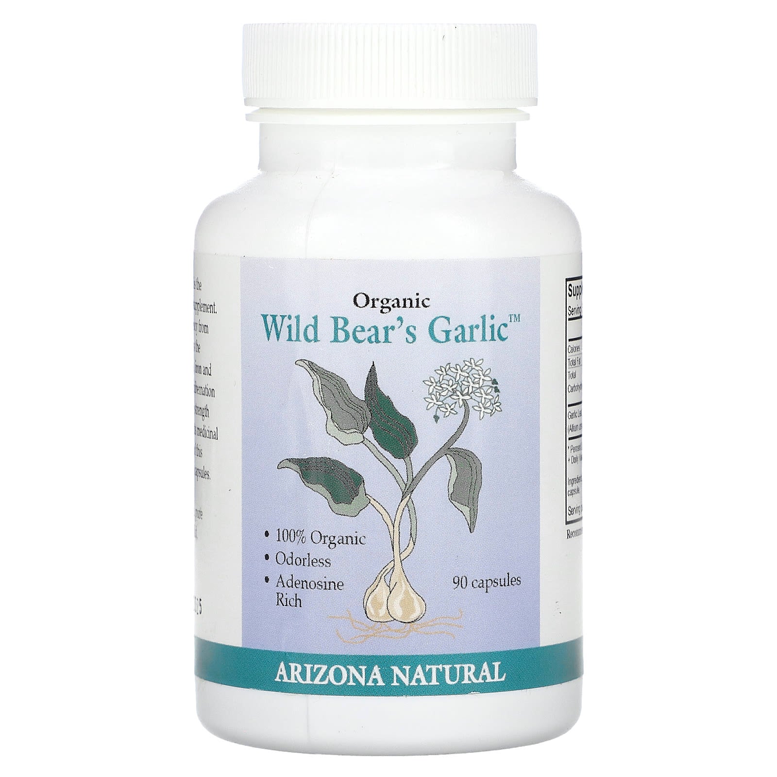 Arizona Natural-Organic Wild Bear´s Garlic -90 Capsules