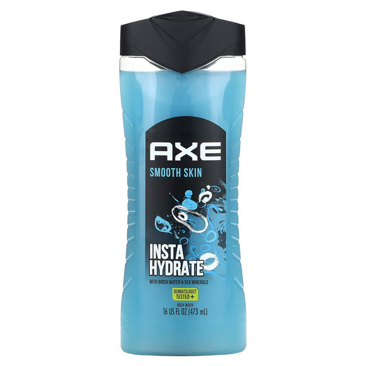 Axe-Insta Hydrate Body Wash-With Birch Water & Sea Minerals-16 fl oz-(473 ml)