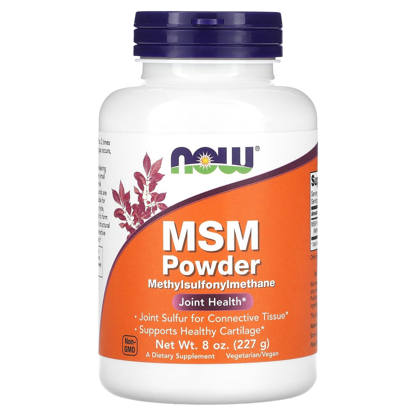 NOW Foods-MSM Powder-8 oz (227 g)