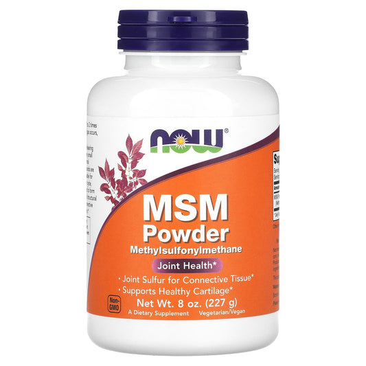 NOW Foods-MSM Powder-8 oz (227 g)