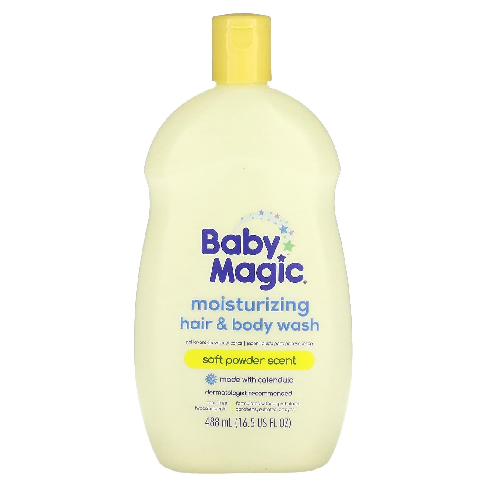 Baby Magic-Moisturizing Hair & Body Wash-Soft Powder -16.5 fl oz (488 ml)