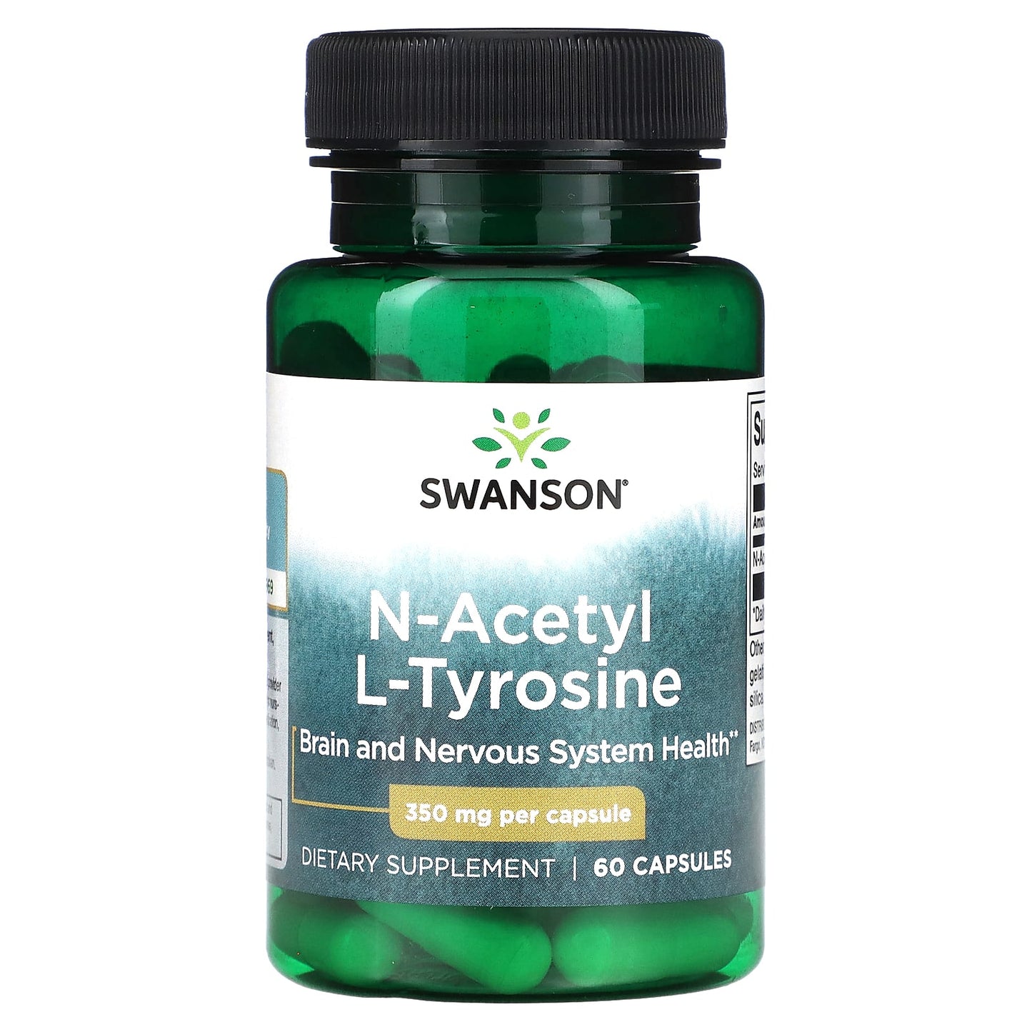 Swanson-N-Acetyl L-Tyrosine-350 mg-60 Capsules