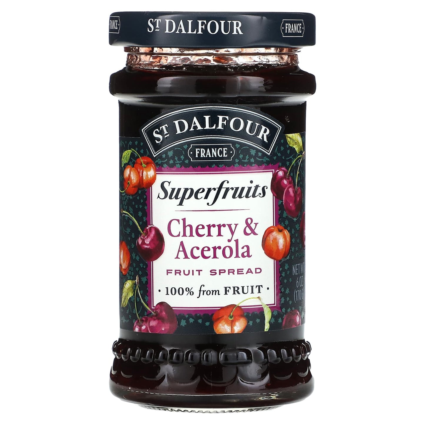 St. Dalfour-Superfruits-Fruit Spread-Cherry & Acerola -6 oz (170 g)