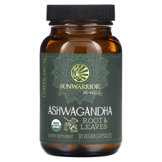 Sunwarrior-Ashwagandha-30 Vegan Capsules