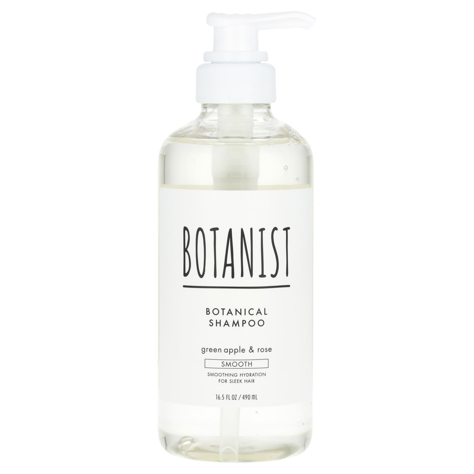 Botanist-Botanical Shampoo-Smooth-Green Apple & Rose-16.5 fl oz (490 ml)