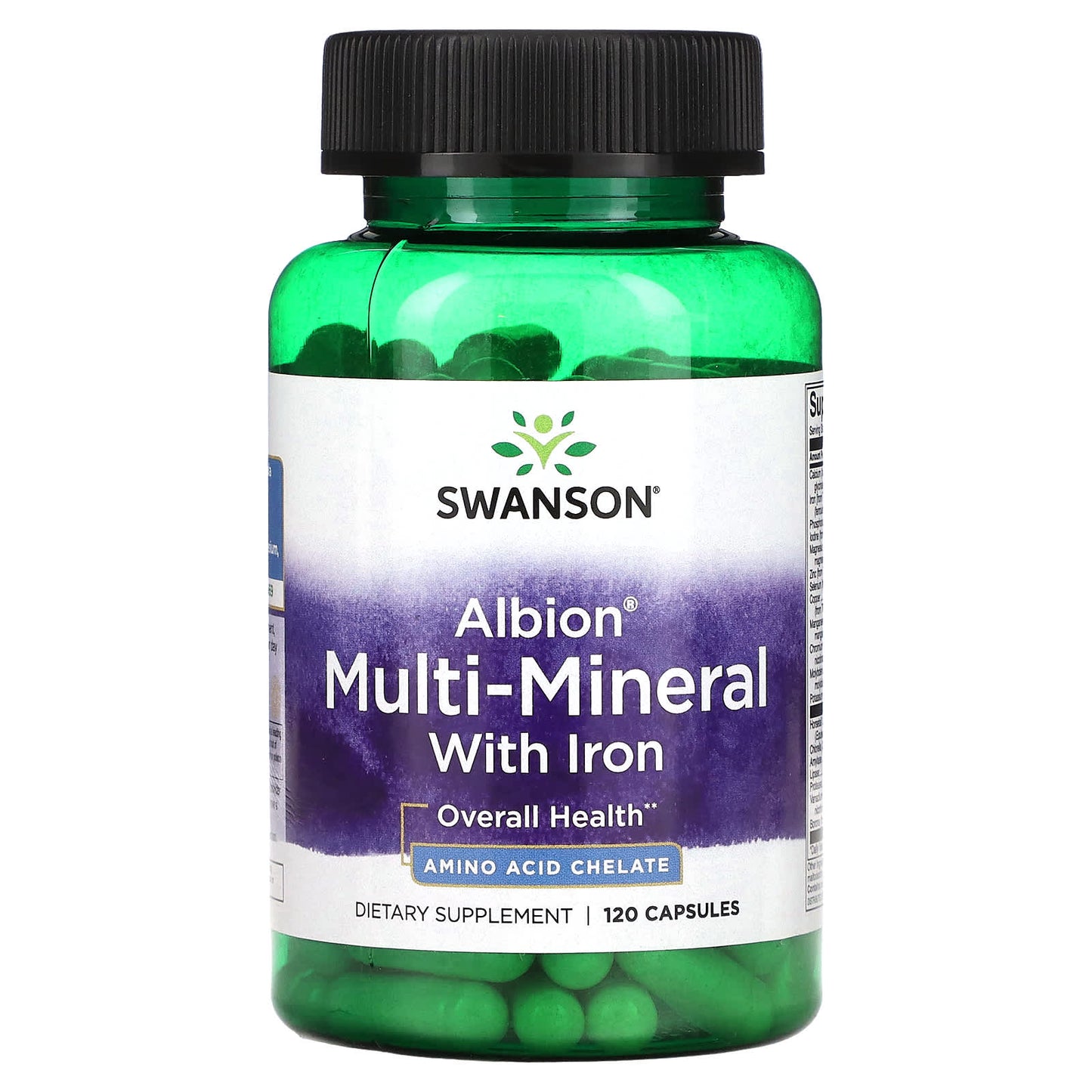 Swanson-Albion Multi-Mineral with Iron-120 Capsules