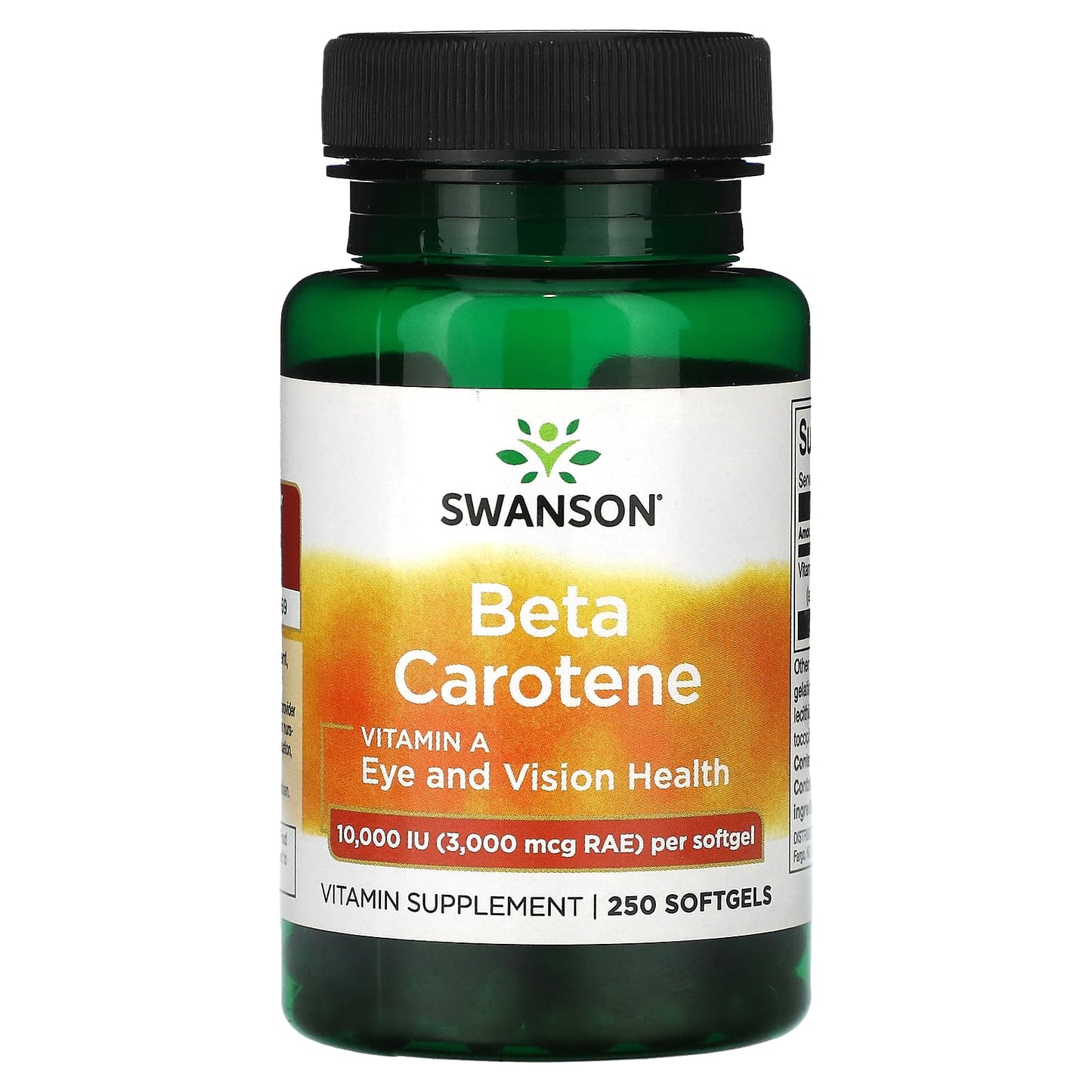 Swanson-Beta Carotene-10,000 IU (3,000 mcg RAE)-250 Softgels