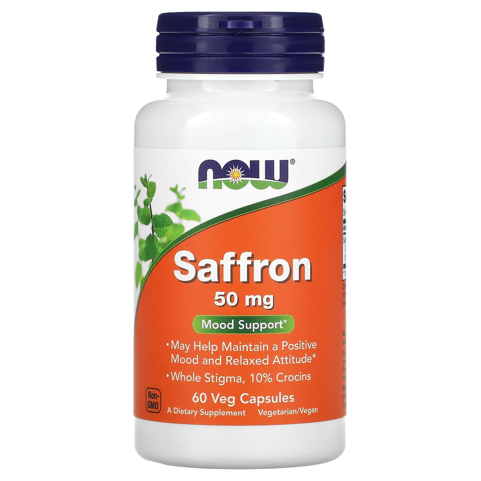 NOW Foods-Saffron-50 mg-60 Veg Capsules