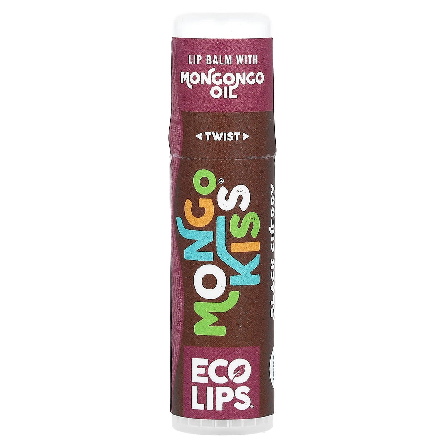 Eco Lips-Mongo Kiss-Lip Balm-Black Cherry-0.25 oz (7 g)