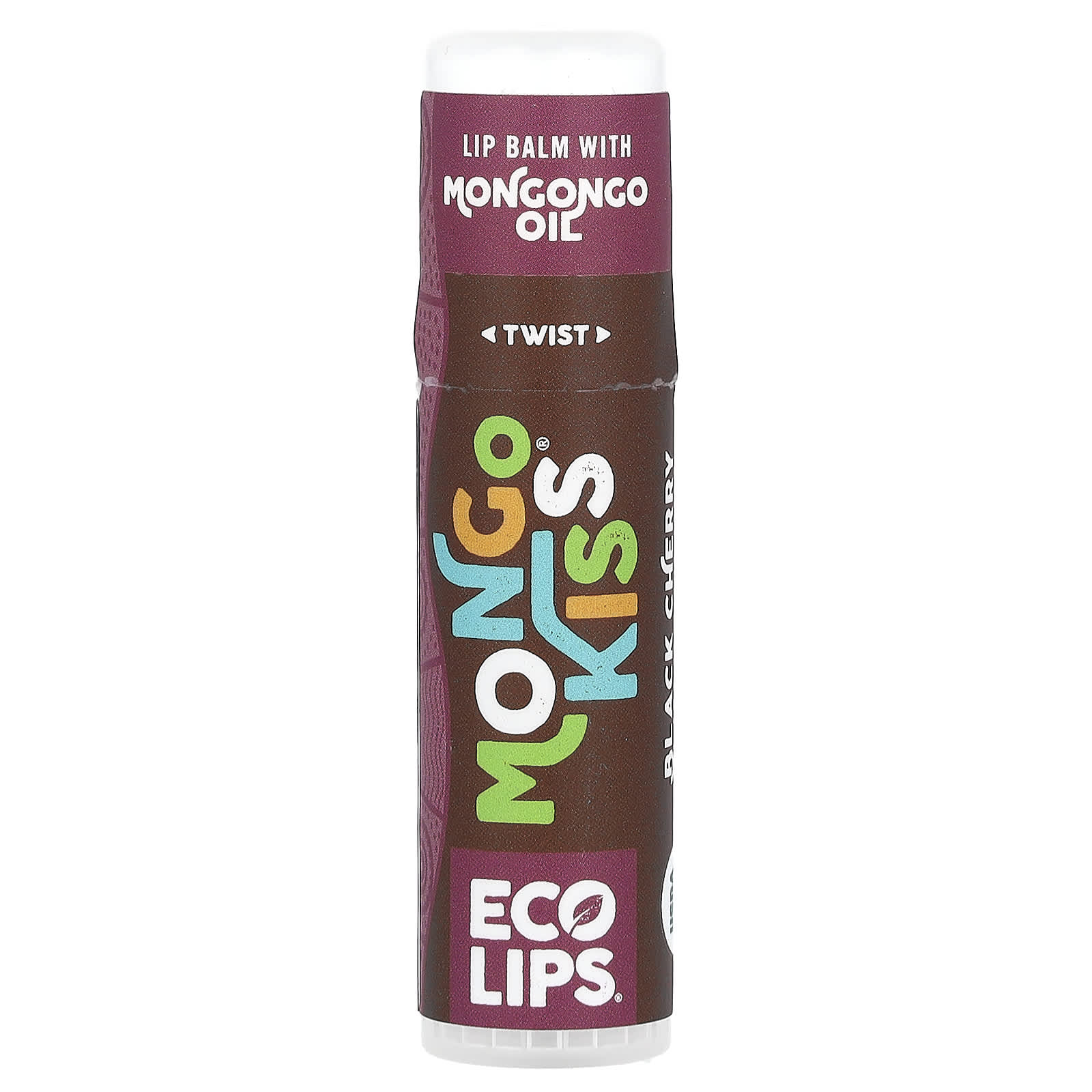 Eco Lips-Mongo Kiss-Lip Balm-Black Cherry-0.25 oz (7 g)