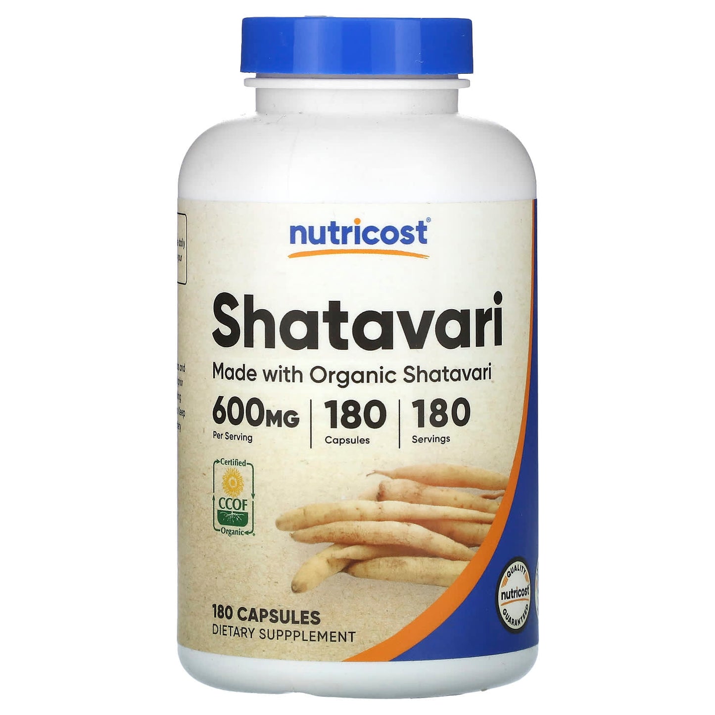 Nutricost-Shatavari-600 mg-180 Capsules