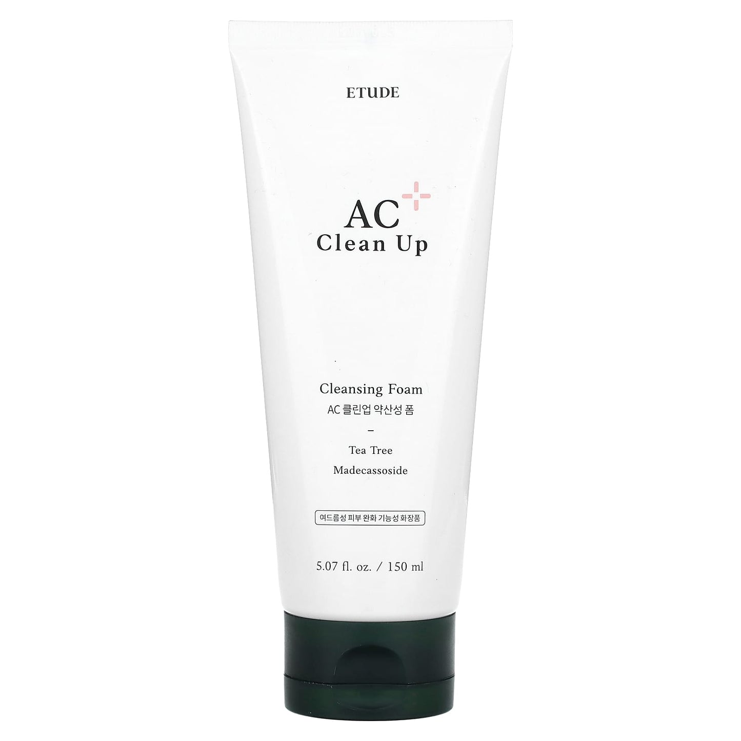 Etude-AC Clean Up-Cleansing Foam-5.07 fl oz (150 ml)