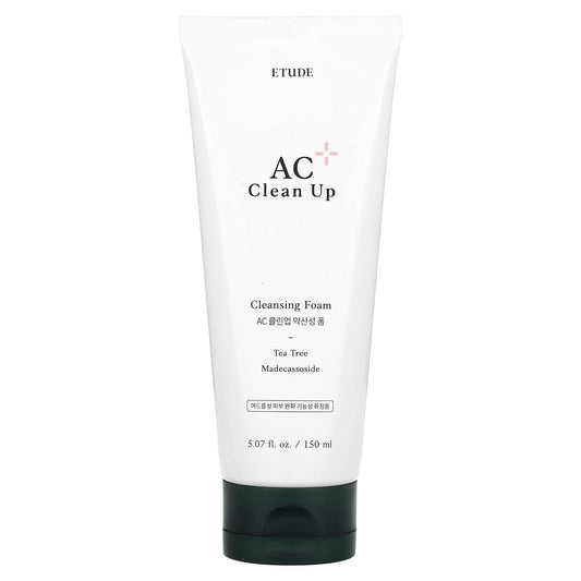 Etude-AC Clean Up-Cleansing Foam-5.07 fl oz (150 ml)