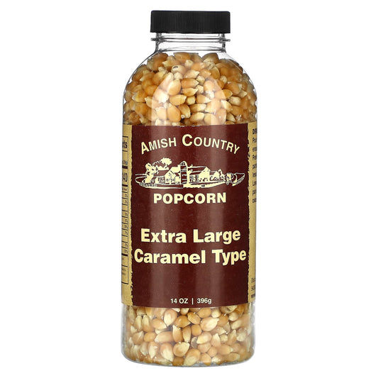 Amish Country Popcorn-Extra Large Caramel Type-14 oz (396 g)