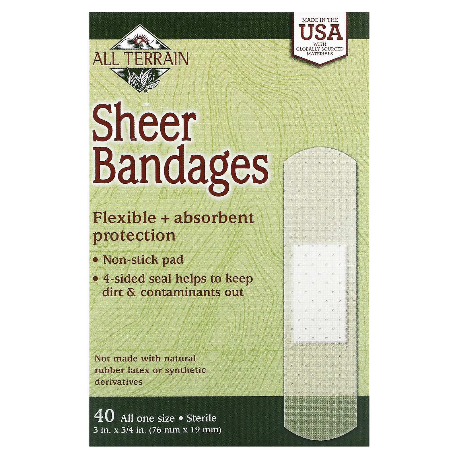 All Terrain-Sheer Bandages-40 Bandages