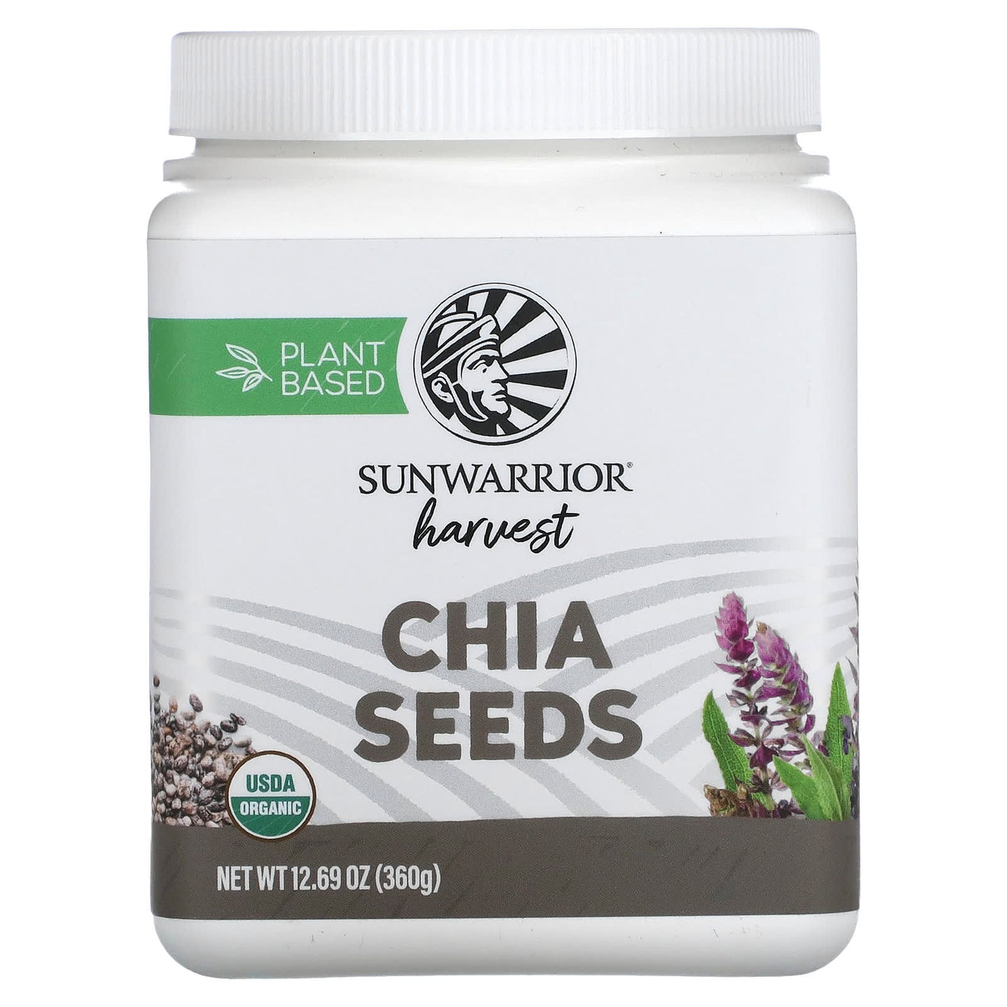 Sunwarrior-Chia Seeds -12.69 oz (360 g)