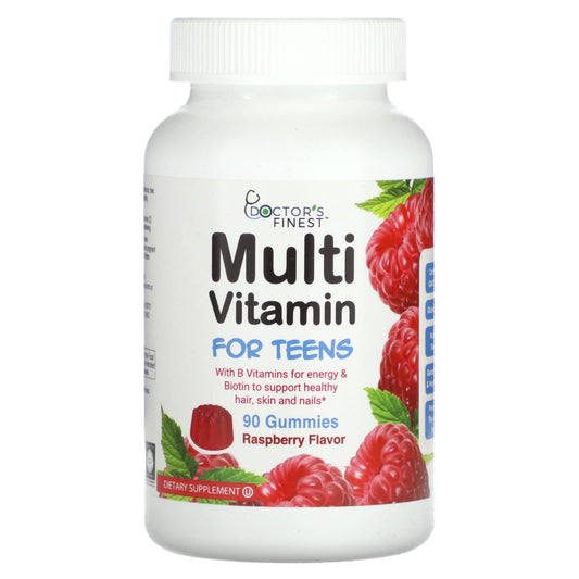 Doctor's Finest-Multi Vitamin for Teens-Raspberry-90 Gummies