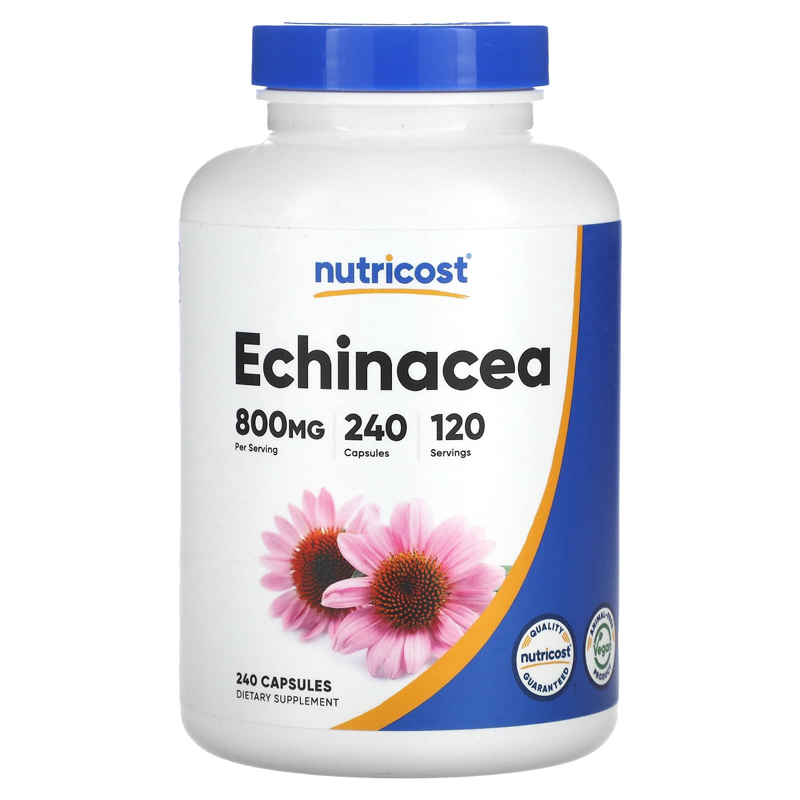 Nutricost-Echinacea-800 mg-240 Capsules (400 mg per Capsule)