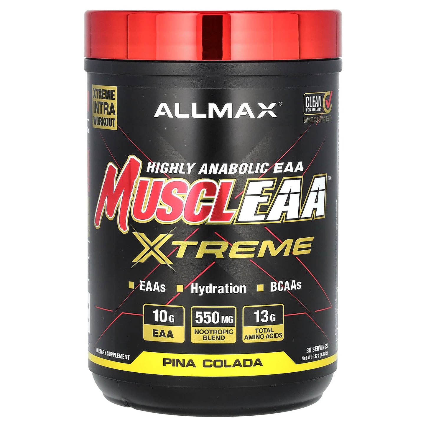 ALLMAX-MuscleEAA Xtreme-Pina Colada-1.17 lb (532 g)