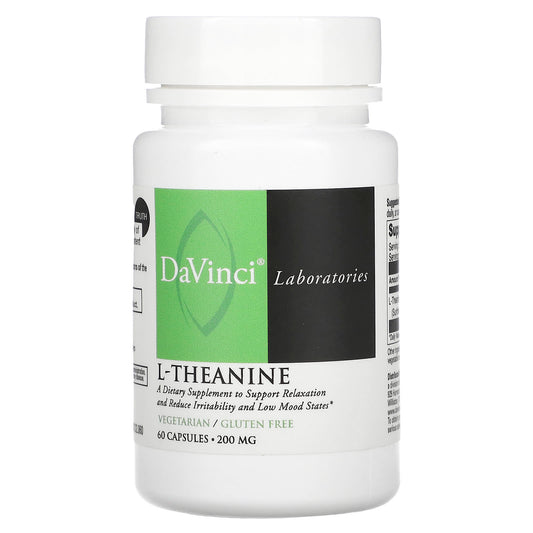 DaVinci Laboratories of Vermont-L-Theanine -200 mg -60 Capsules