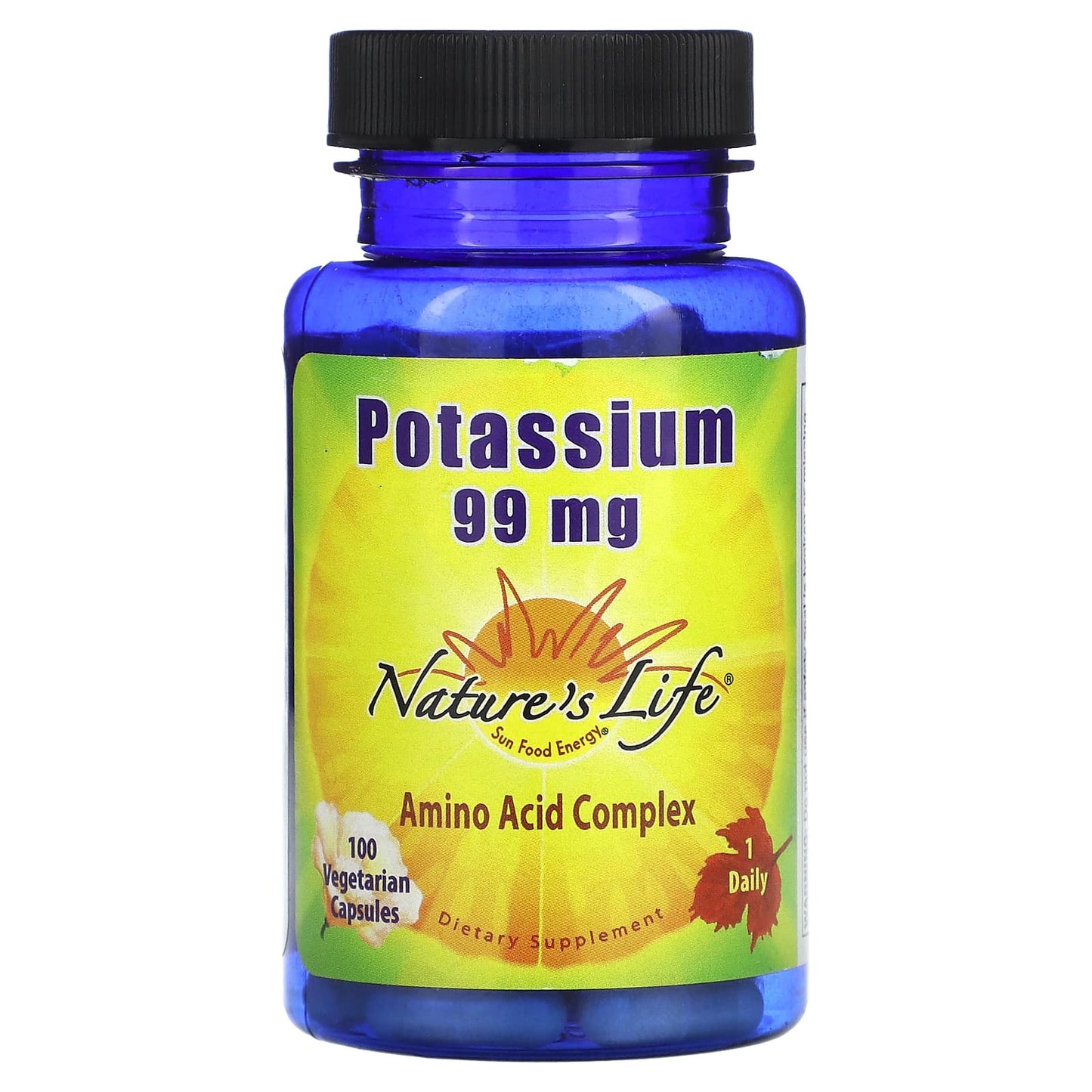 Nature's Life-Potassium-99 mg-100 Vegetarian Capsules