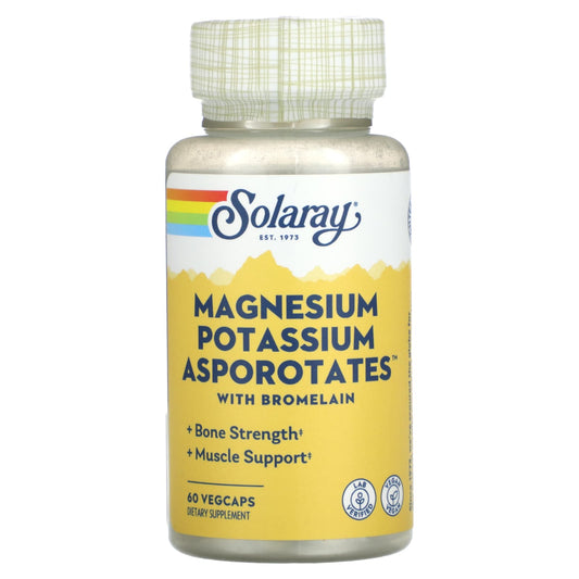 Solaray-Magnesium Potassium Asporotates with Bromelain-60 Vegcaps