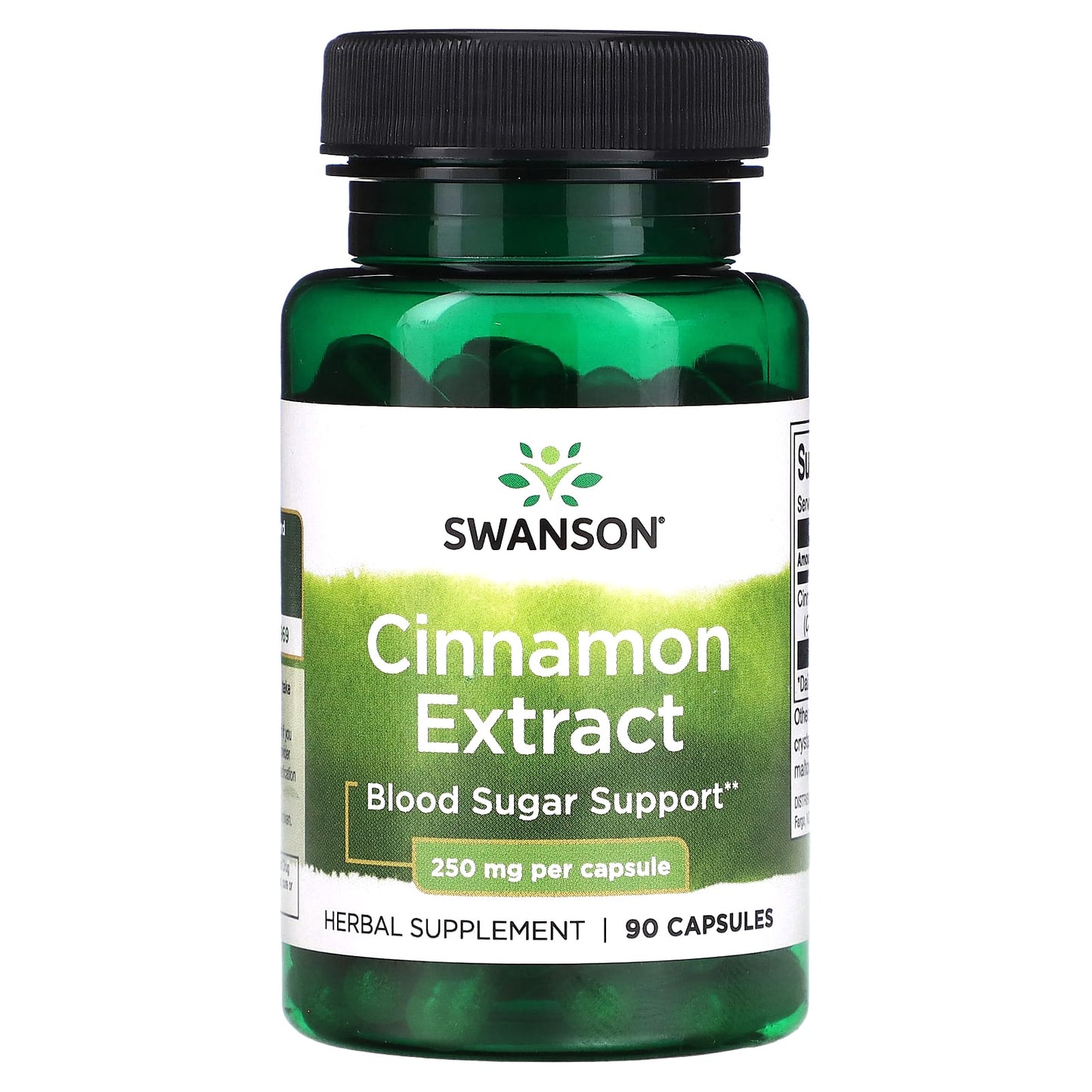 Swanson-Cinnamon Extract-250 mg -90 Capsules