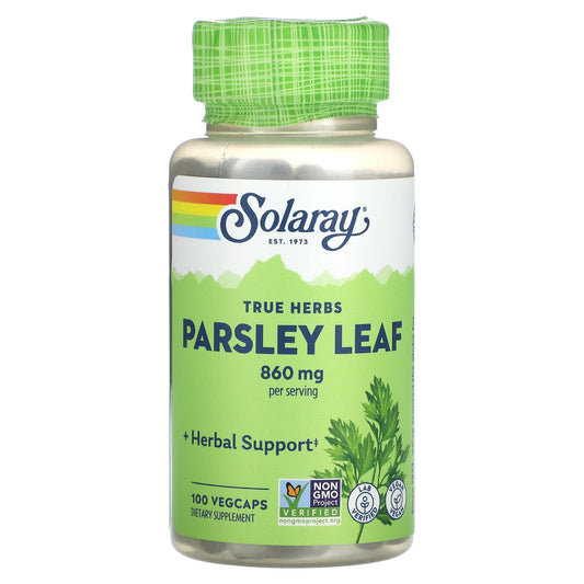 Solaray-True Herbs-Parsley Leaf-860 mg-100 VegCaps (430 mg per Capsule)