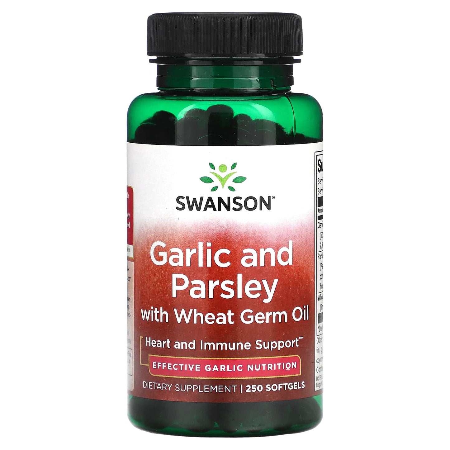 Swanson-Garlic and Parsley with Wheat Germ Oil-250 Softgels