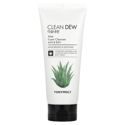 Tony Moly-Clean Dew-Aloe Foam Cleanser-180 ml