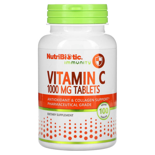 NutriBiotic-Immunity-Vitamin C-1,000 mg-100 Vegan Tablets