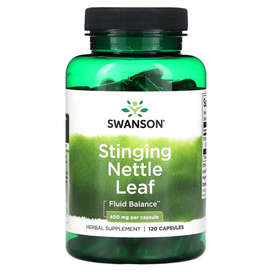 Swanson-Stinging Nettle Leaf-400 mg -120 Capsules