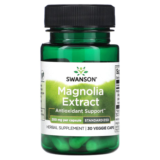 Swanson-Magnolia Extract-200 mg -30 Veggie Caps