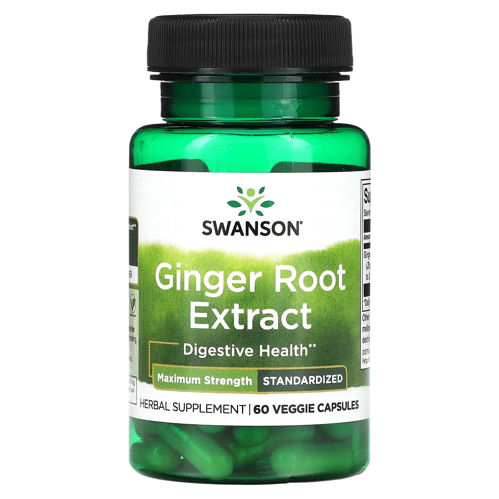 Swanson-Ginger Root Extract-60 Veggie Capsules