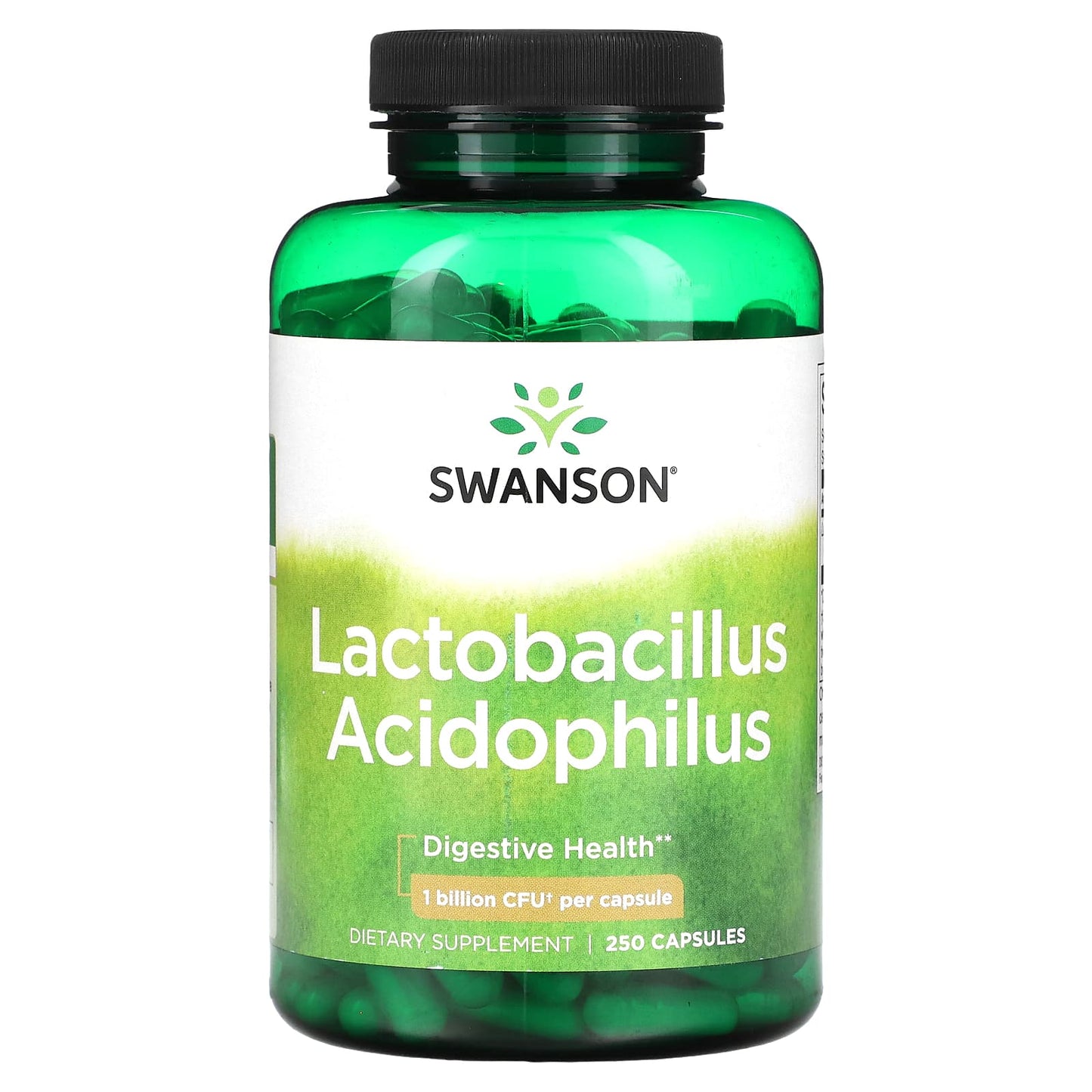 Swanson-Lactobacillus Acidophilus-1 Billion CFU-250 Capsules