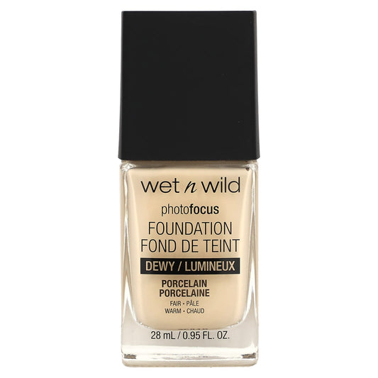 wet n wild-PhotoFocus-Foundation-Dewy-Porcelain-0.95 fl oz (28 ml)