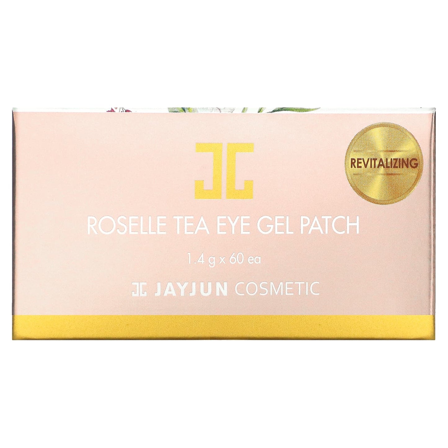 Jayjun Cosmetic, Roselle Tea Eye Gel Patch, Revitalizing, 60 Patches