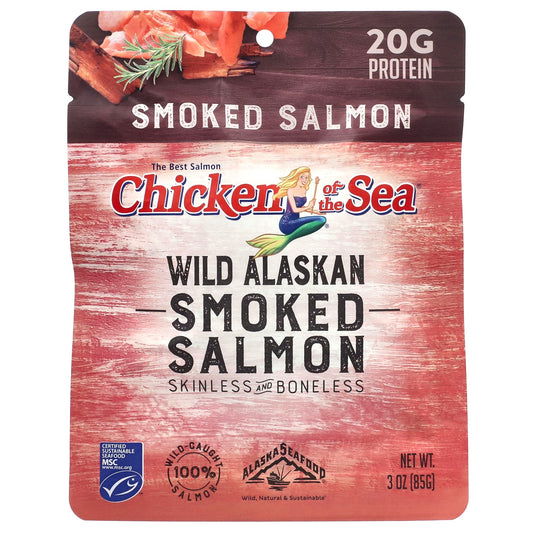 Chicken of the Sea-Wild-Alaskan Smoked Salmon-3 oz (85 g)