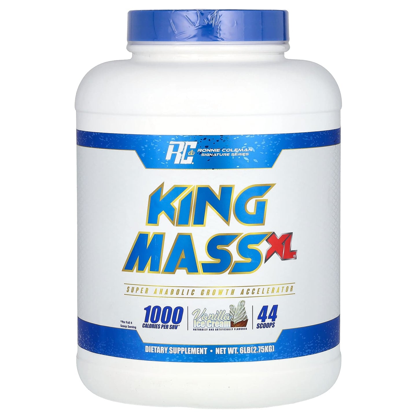 Ronnie Coleman-Signature Series-King Mass XL-Vanilla Ice Cream-6 lb (2.75 kg)