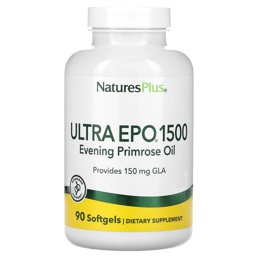 NaturesPlus-Ultra EPO 1500-Evening Primrose Oil-90 Softgels