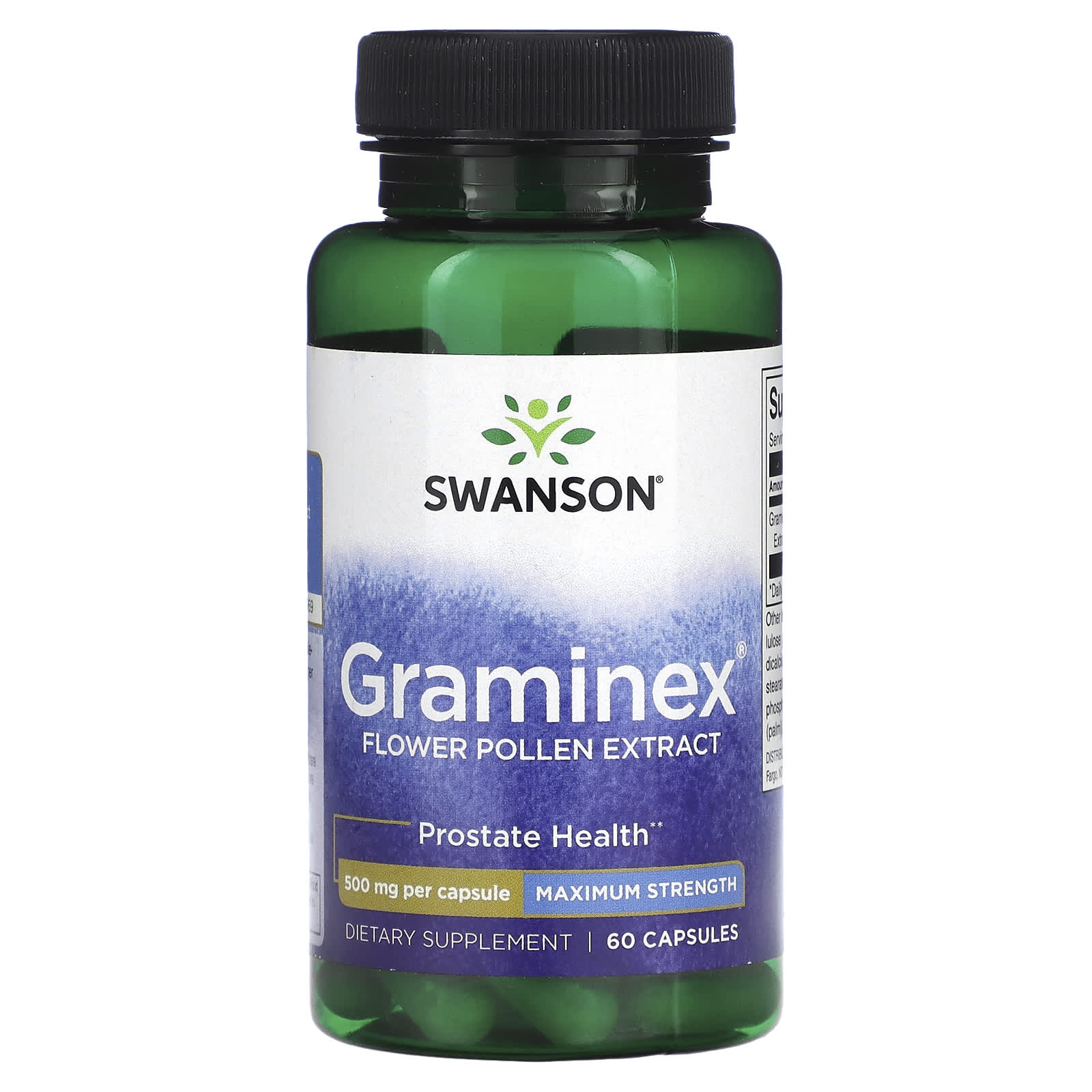 Swanson-Graminex Flower Pollen Extract-Maximum Strength-500 mg-60 Capsules