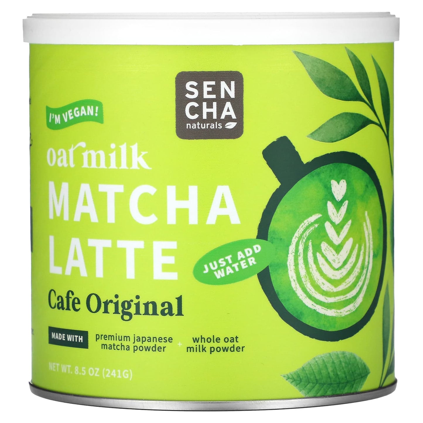 Sencha Naturals-Oat Milk Matcha Latte-Cafe Original-8.5 oz (241 g)