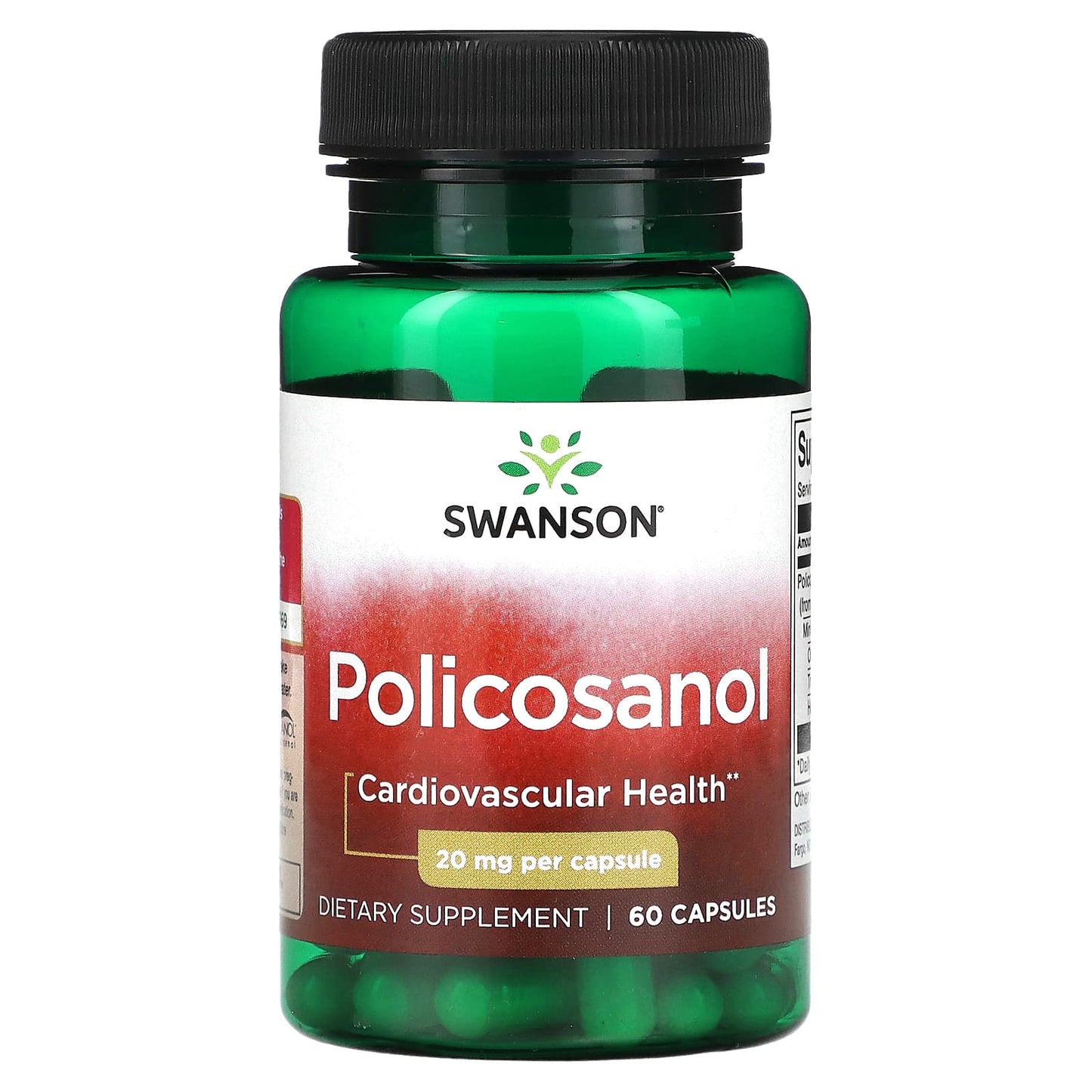 Swanson-Policosanol-20 mg-60 Capsules