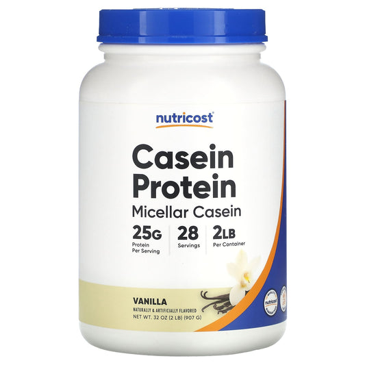 Nutricost-Casein Protein-Vanilla-2 lb (907 g)