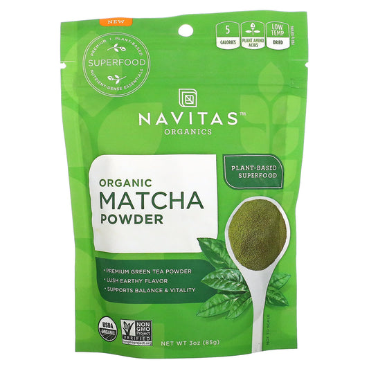 Navitas Organics-Organic Matcha Powder-3 oz (85 g)