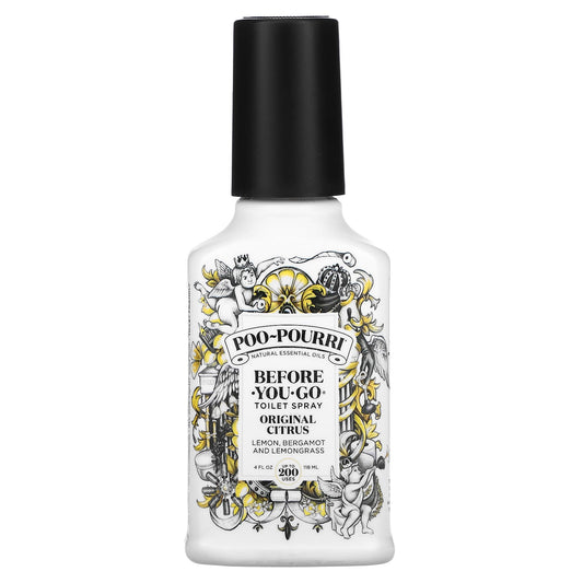 Poo-Pourri-Before-You-Go Toilet Spray-Original Citrus-4 fl oz (118 ml)