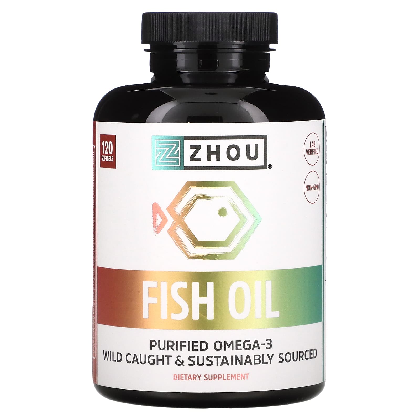 Zhou Nutrition-Fish Oil-120 Softgels